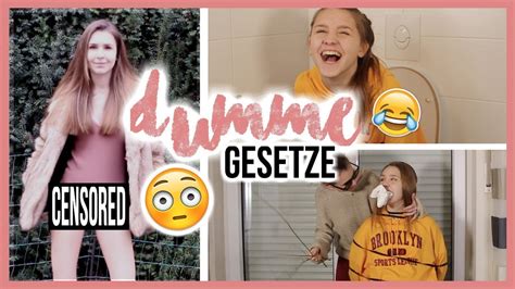 Wtf 😱 Die Dümmsten Gesetze Nachgestellt Mit Meiner Schwester 😂