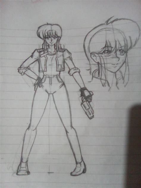 Priss Bubblegum Crisis 2032 Escala De Grises By Sebadibuja83 On Deviantart