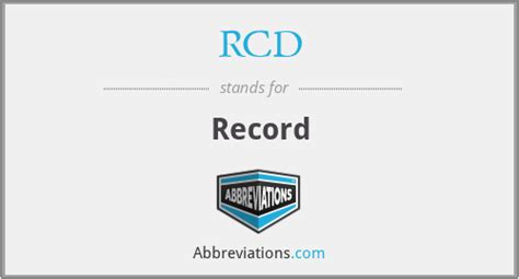 Rcd Record