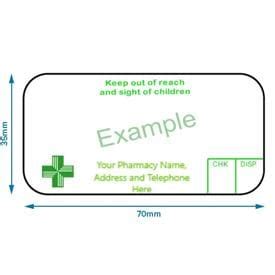 ERS Solutions Pharmacy Dispensing Labels ERS