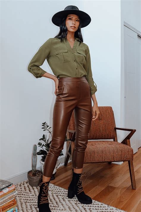 Olive Green Blouse Classic Long Sleeve Top Button Up Top Lulus