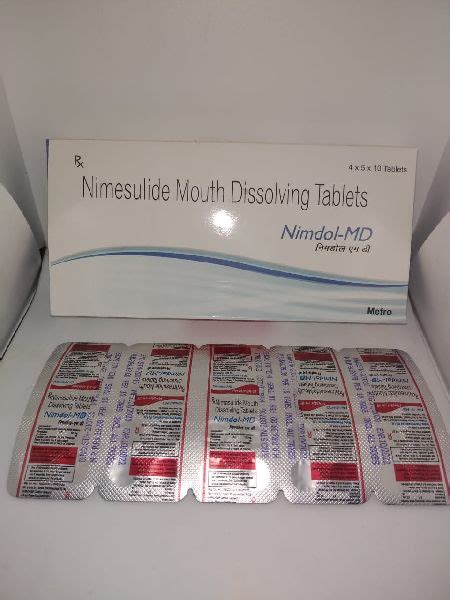 Nimdol Md Nimesulide Mouth Dissolving Tablets At Best Price In