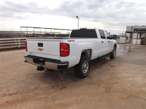 2018 Chevrolet 2500 Hd Ltz Silverado 4x4 Crew Cab Long Bed Pickup Bigiron Auctions