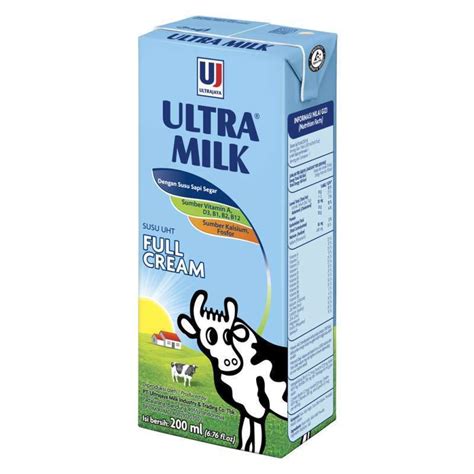 Jual Ultra Milk Full Cream Susu UHT 200ml Di Seller Blibli Express