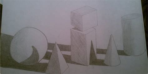 3D Shapes and Shading by RoboticSnowman on DeviantArt