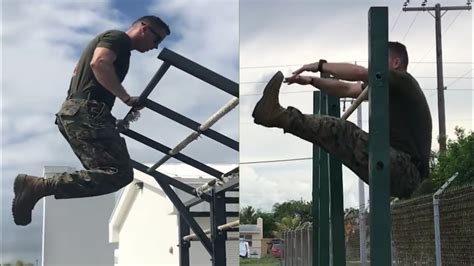 Real Us Marine With Crazy Skill Workout Youtube