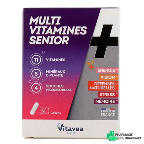 Nutrisanté Multivitamines Senior Complément Alimentaire Dès 50 Ans