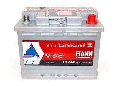 Batteria Auto Fiamm Ah A Titanium Pro L P Spedizione Inclusa