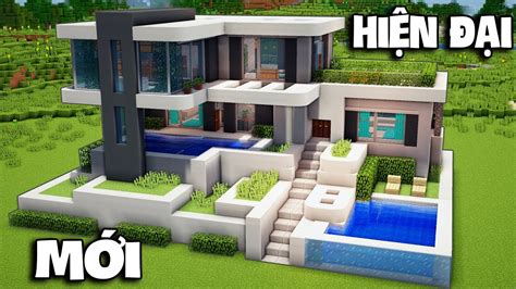 Tổng hợp Xây nhà Minecraft đẹp hiện đại Với hướng dẫn chi tiết và ý