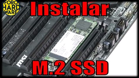 Como Instalar Un Ssd M Nvme O Un Intel Optane En La Placa Base Del Pc