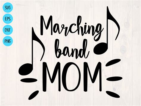 Marching Band Mom SVG Is A Funny Shirt Design Etsy