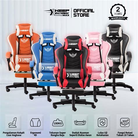 Jual Keep Going Max Kursi Gaming Gaming Chair Kursi Santai Kursi