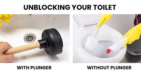 How To Unblock A Toilet With Or Without A Plunger