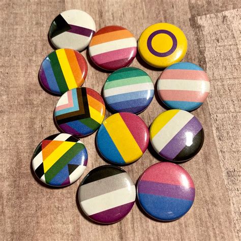 Bulk Pins Free Shipping Pride Pin Lgbtq Buttons Lgbt Pins Etsy