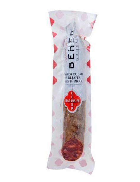 Chorizo de Bellota 100 ibérico Cular BEHER Jamón Suprem