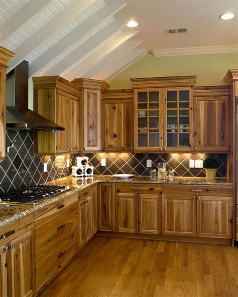 Best Ideas Hickory Cabinets For Naturally Beautiful Kitchen