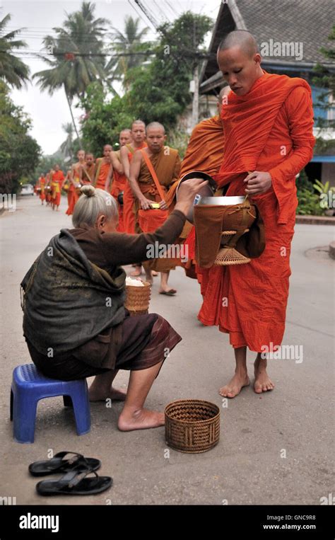 Buddhist Monk From Luang Prabang Hi Res Stock Photography And Images