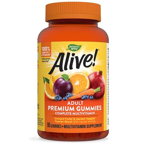 Nature S Way Alive Adult Multivitamin Gummies Walgreens