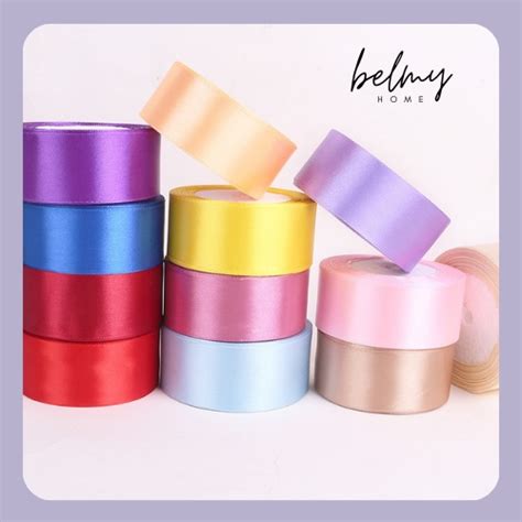 4cm Satin Ribbon Roll Gift Packaging Ribbon Flower Making DIY Holiday