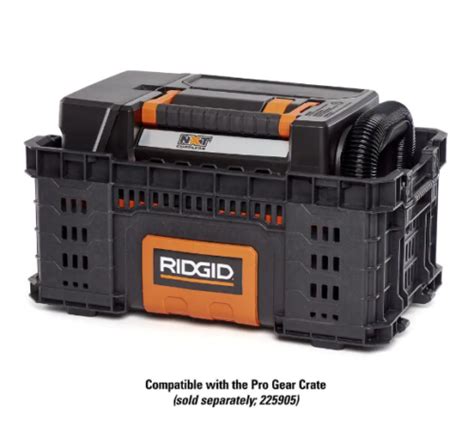 RIDGID 3 Gal 18V Cordless Handheld NXT Wet Dry Shop Vacuum Filter Tool