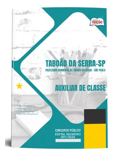 Apostila Auxiliar De Classe Tabo O Da Serra Sp Editora Op O