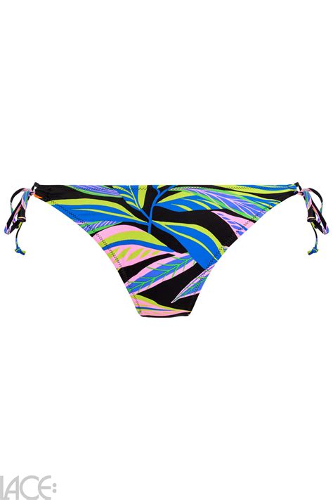 Freya Swim Desert Disco Bikini Slip Met Koordjes High Leg Multi