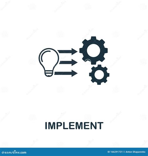 Implement Icon Creative Element From Business Administration