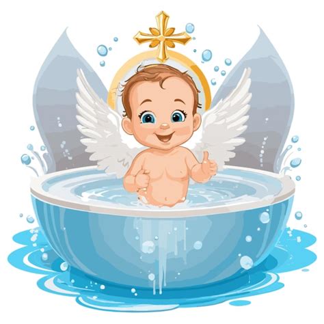 Premium Vector | Angel baby vector on a white background