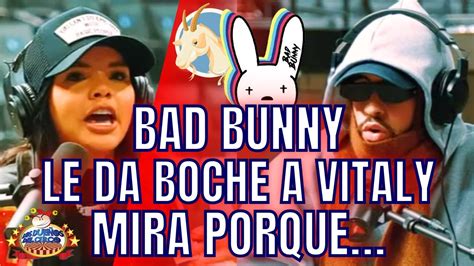 Bad Bunny Le Da Boche A Vitaly Por Llamarlo Cabra En Vez De Conejo