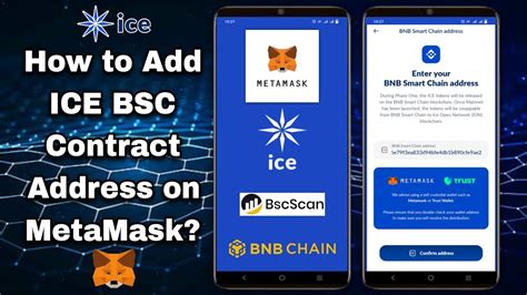 How To Add ICE BSC Contract Address On MetaMask How To Input BNB