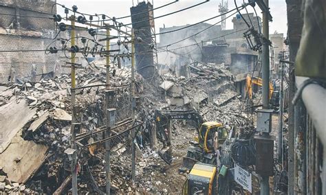 Four Firefighters Die Five Hurt As Burnt Out Factory In New Karachi