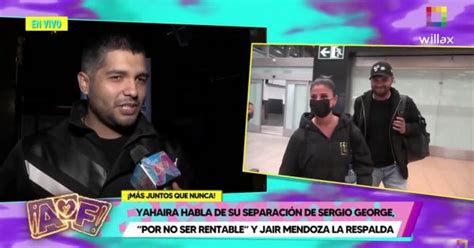 Jair Mendoza sobre relación con Yahaira Plasencia Lo que se ve no se