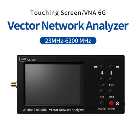 Portable VNA SWR 6GHZ Vector Network Analyzer Reflectometer GS 320 23