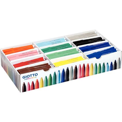 Classpack De Feutres Turbo Maxi Assortis Office Depot