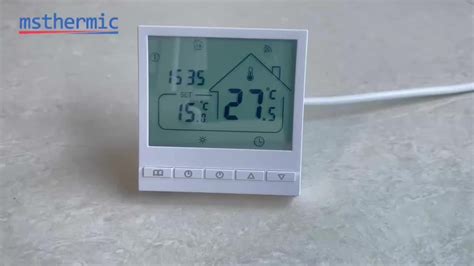 Thermoregulator Programmable Wireless Room Digital Wifi Smart