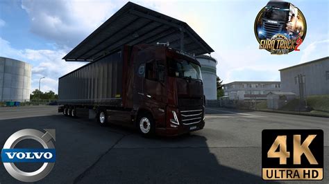 Ets2 4k 2022 Volvo Fh 540 Euro 6 D13k Kögel Trailer Sanax Ostrau