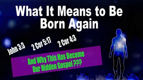 What It Means To Be Born Again Youtube