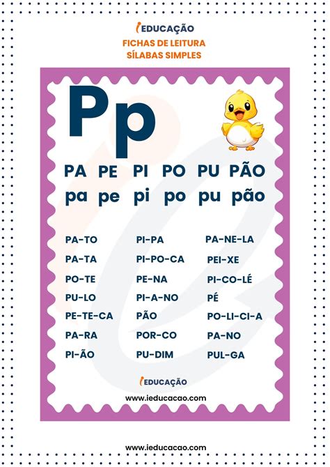 Fichas S Labas Simples Para Imprimir S Escola E