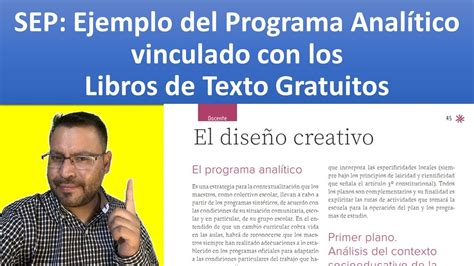 Sep Ejemplo De Programa Anal Tico Vinculado Con Los Libros De Texto