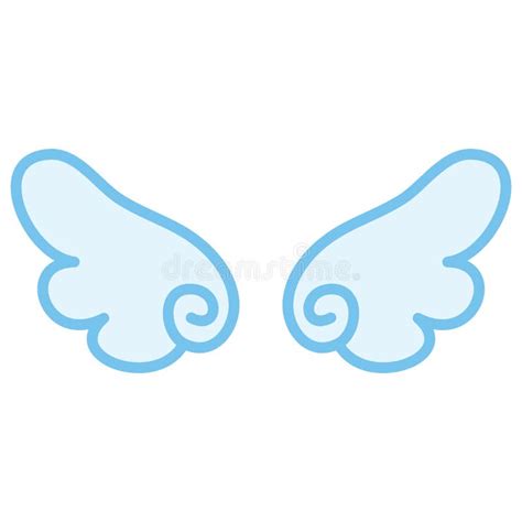 Kawaii Cute Wings Stock Vector Illustration Of Kawaii 146404302