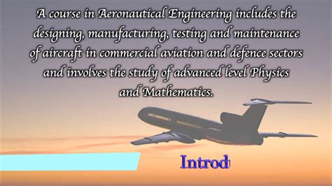 Career Options After 10th 12inter Aeronautical Engineering Youtube