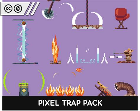 Pixel Trap Pack 30 Animated Traps By Foozle