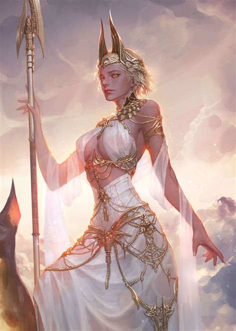 Artstation Goddess Jeongseok Lee Fantasy Art Women Character Art Fantasy Girl