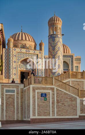 Islom Karimov Mausoleum Samarkand Uzbekistan Central Asia Stock