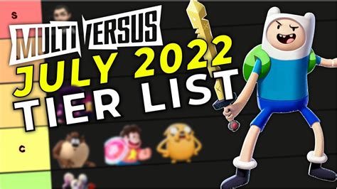 Multiversus Tier List V Open Beta July Youtube