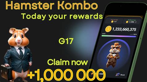 G Hamster Kombat Today Your Rewards Million Coins Now Claim