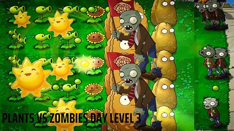 Plants Vs Zombies Day Level Youtube