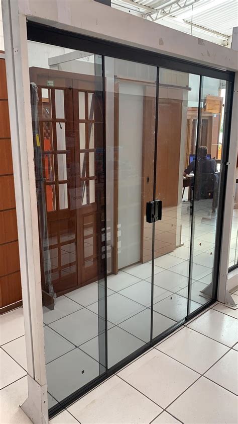 Porta Blindex Folhas Perfecta Glass Casa Artur Portas E Janelas Em