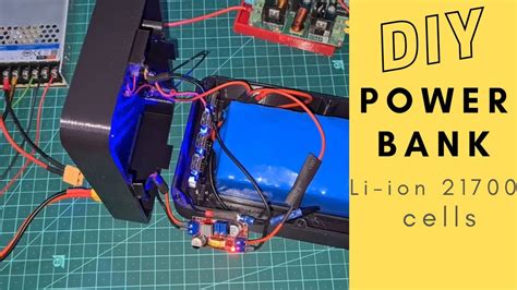 Diy Power Bank Using Li Ion 21700 Cells And Usb Charging Board Youtube