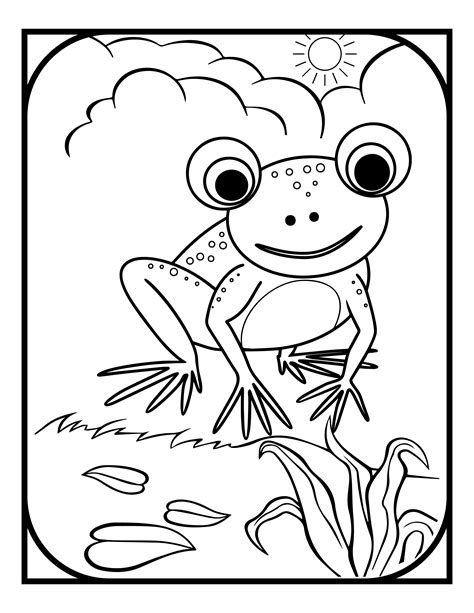 Coloriages Grenouille Imprimer